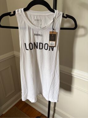 NOBULL NWT White London Tank Sz Small
